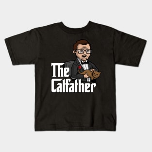 The Catfather - Fathers Day Gifts For Dad - Cats Lovers - Animal Lover – Parody Movies - Funny Cat Owner Kids T-Shirt